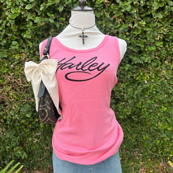 ✨Harley-Davidson Pink Tank Top - Picture 1 of 5